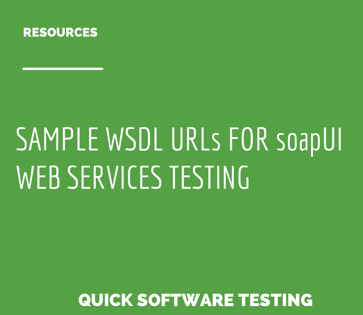 Sample WSDL URLs for Testing with soapUI